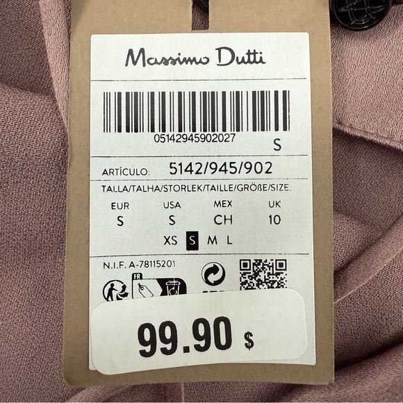 Women’s Massimo Dutti Strappy Flowy Spaghetti Strap Top Small - Picture 11 of 15